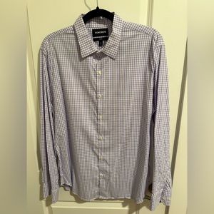 Bonobos Tech Button Down Shirt, Large, Slim Fit